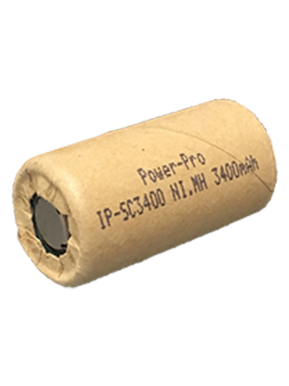 Power Pro Sub C Ni-Mh 3400mAh Rechargeable Battery