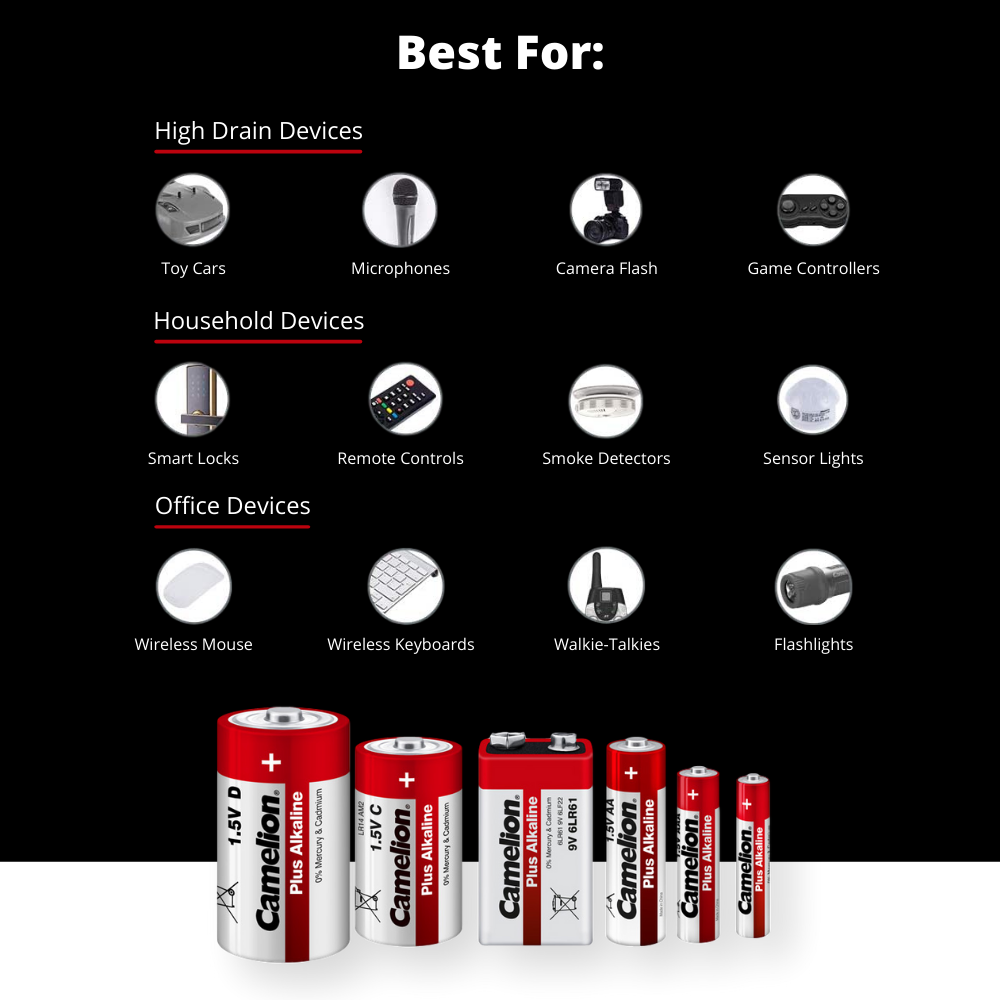 Camelion C Plus Alkaline Battery (Bulk)