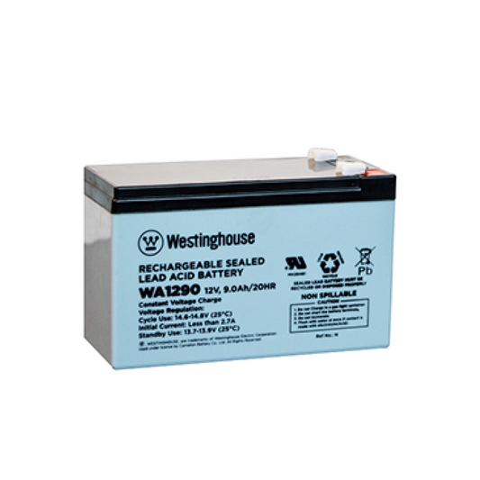 Westinghouse WA12100N 12V 10Ah F2 Terminal Rechargeable Battery