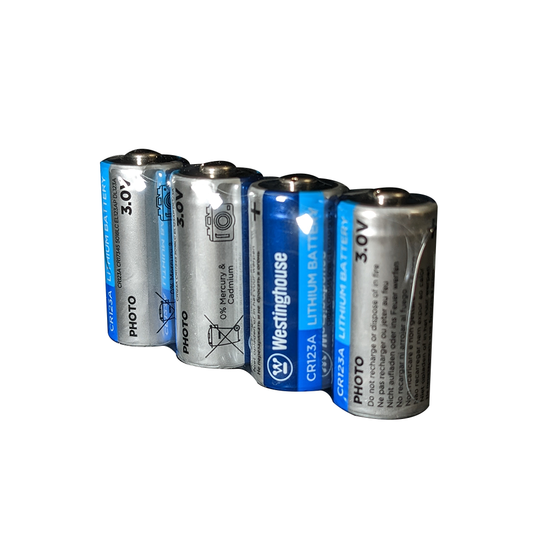 Westinghouse CR123A/ 123 3V Lithium Photo Batteries Pack of 4