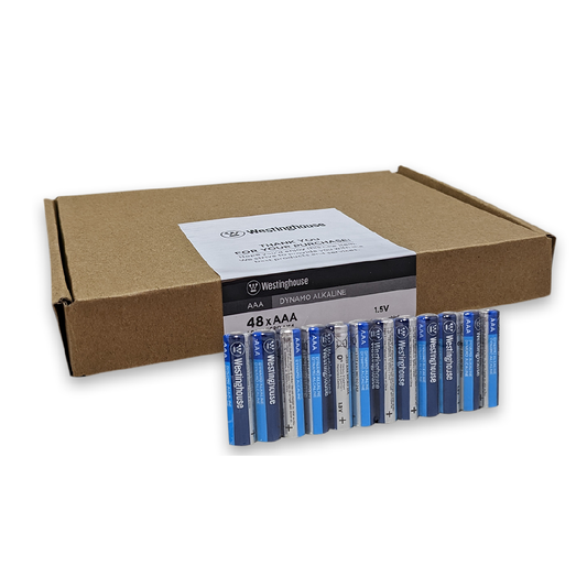 Westinghouse AAA Dynamo Alkaline Batteries Box Pack of 96