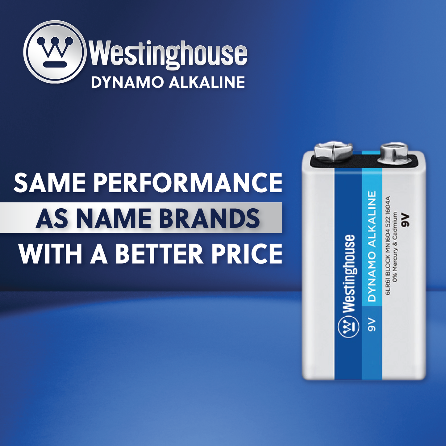 Westinghouse AA Dynamo Alkaline Batteries Plain Box Pack of 96