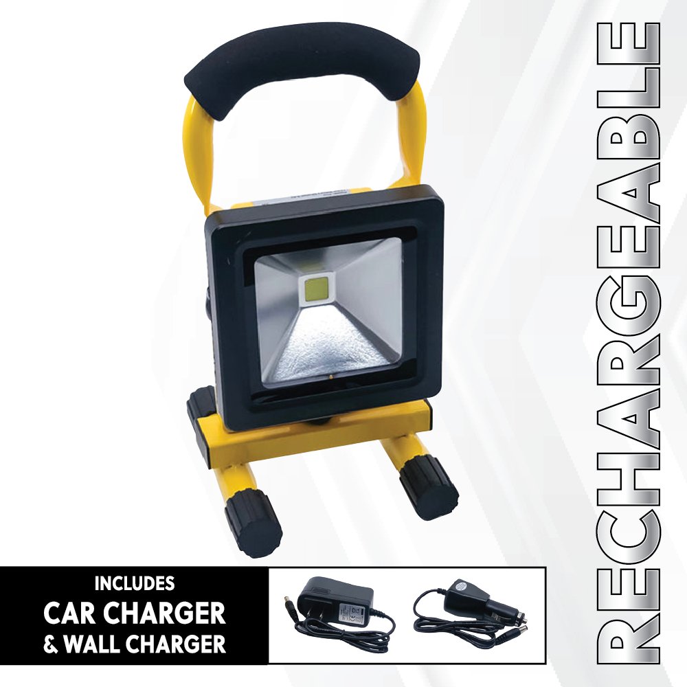 Camelion 10W COB LED Rechargeable Work Light with Kick Stand - Battery Liquidator