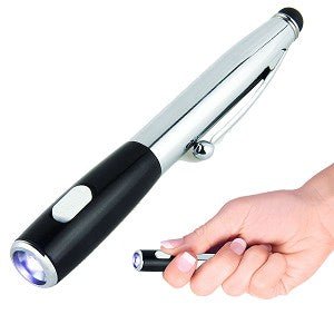 Camelion 3-in-1 Stylus Penlight with LED Flashlight - Battery Liquidator