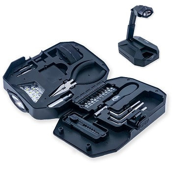 Flipo Tool Pod 24 Piece Tool Set With Multi-Use Light