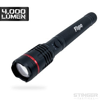 Flipo Stinger Tactical 4,000 Lumen Rechargeable Flashlight