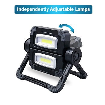 wholesale, wholesale work lights, worklights, garage lights, shop lights, dual work light, COB LED light, 20W light, flashlights, wholesale flashlight, wholesale area lighting 