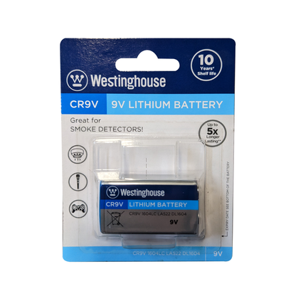 Westinghouse CR9V 9 Volt Lithium Battery