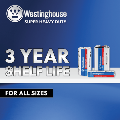 Westinghouse C Super Heavy Duty Batteries Pack of 2