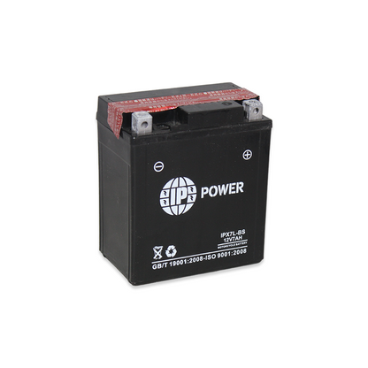 IP Power IPX7L-BS AGM Motorsport Battery